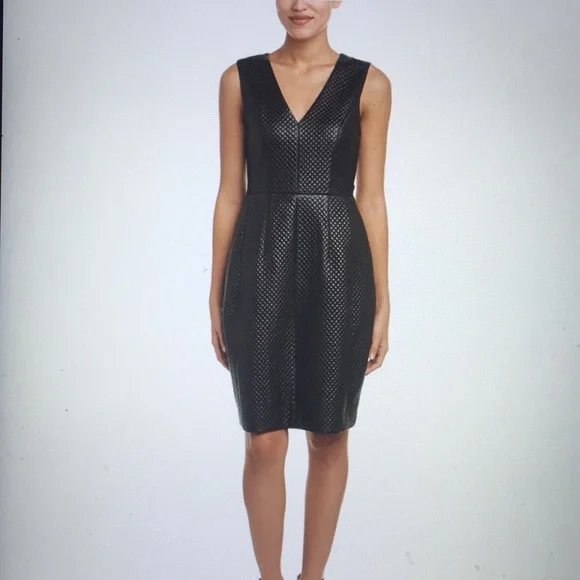 green emerald velvet dress BCBG Max Azria